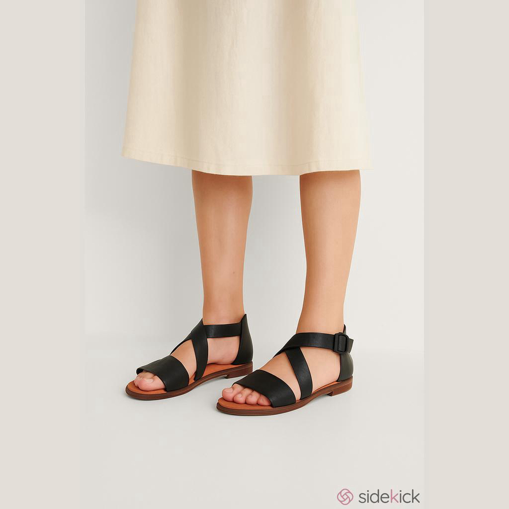 Franco Sarto Leather Sandals Women's Size 7.5 Medium